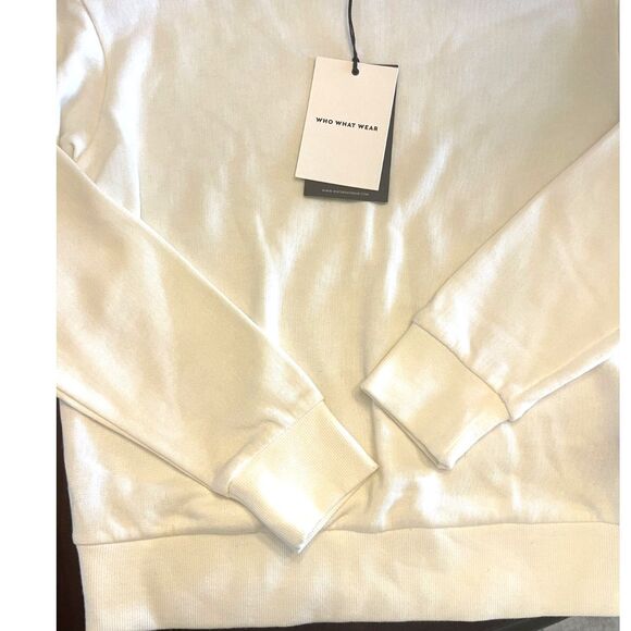 NWT Who What Wear Womens Pull Over Top SMALL Coastal Grandma Casual Buttons - Picture 7 of 9